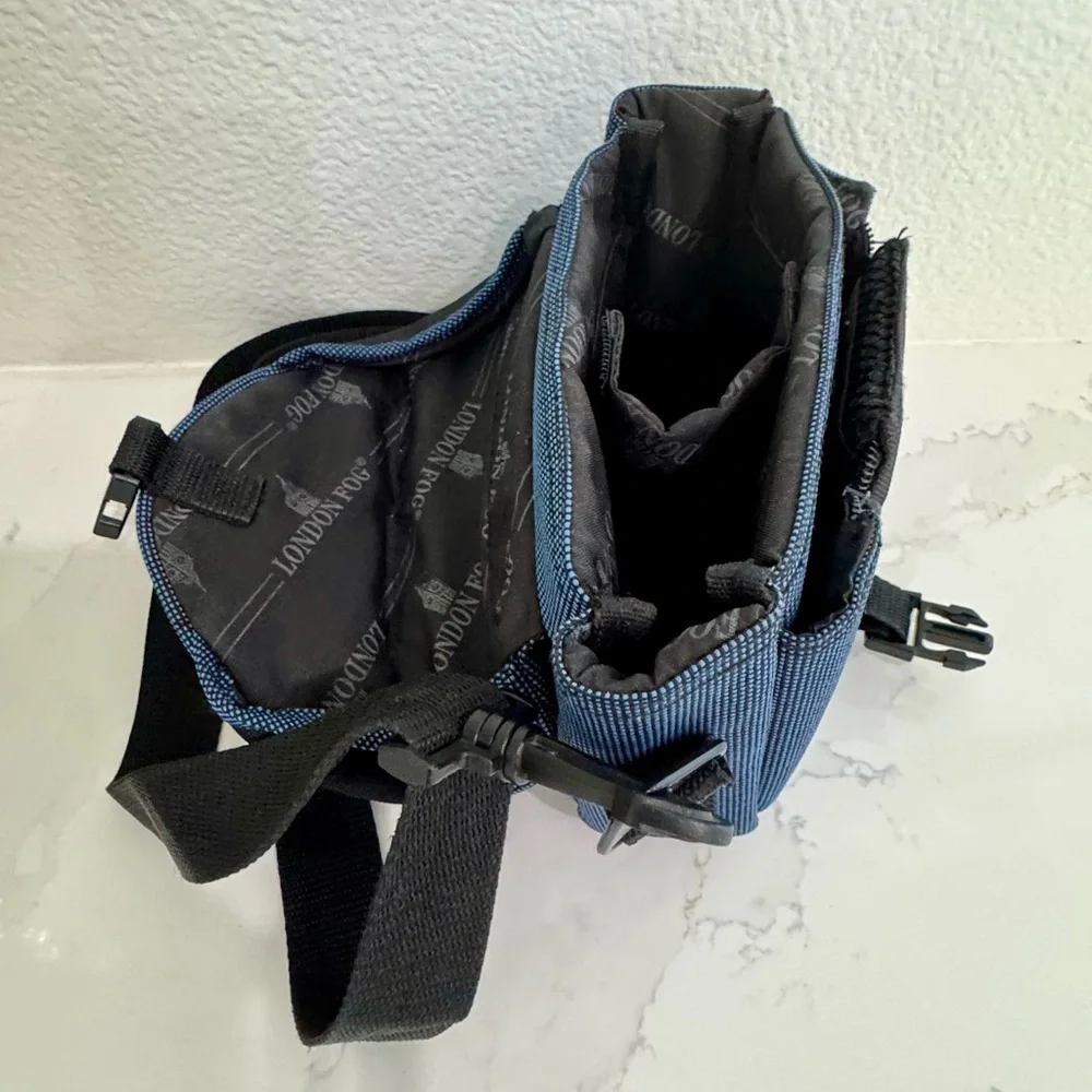 Camera Bag. London Fog crossbody quick release padded case
